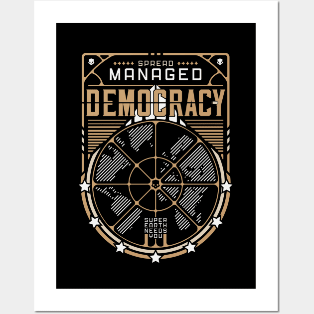 Spread Democracy Wall Art by BadBox